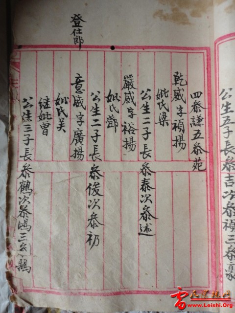 旧谱照片